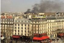 انفجار ضخم وسط باريس