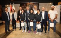 بنك سورية الدولي الإسلامي يكرم منتخب سورية للأشبال الفائز ببطولة غرب آسيا لكرة المضرب